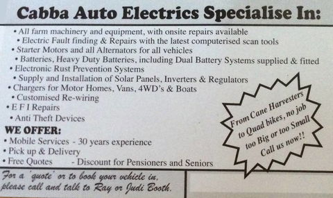 Cabba Auto Electrics - LBG 0