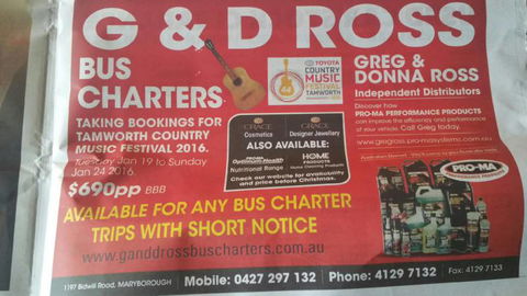 G & D Ross Bus Charters - LBG 1