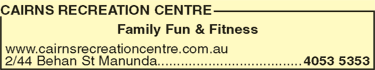 Cairns Recreation Centre - LBG 2