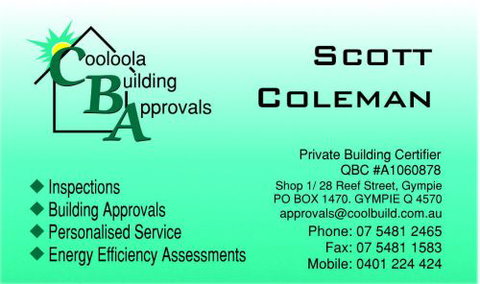 Cooloola Building Approvals - LBG 0