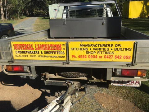 Universal Laminations P/L Cabinet Makers & Shopfitters - LBG 1