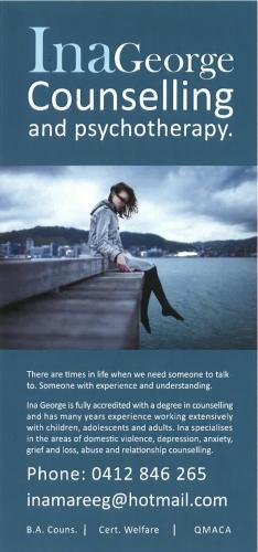 Ina George Counselling & Psychotherapy - LBG 2