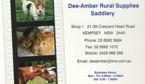 Dee-Amber Rural Supplies Saddlery - LBG 3