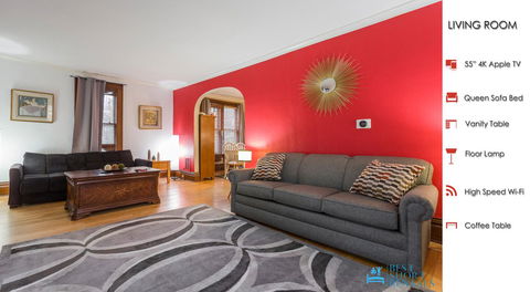 2Kingbed-Walkscore94-4KTV-WIFI - LBG 3