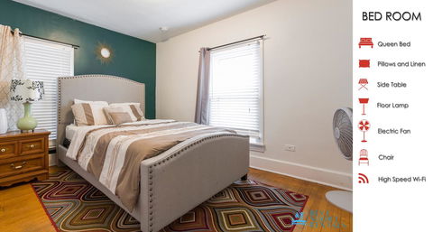 2Kingbed-Walkscore94-4KTV-WIFI - LBG 33