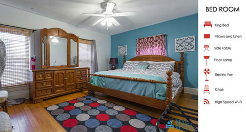 2Kingbed-Walkscore94-4KTV-WIFI - LBG 16