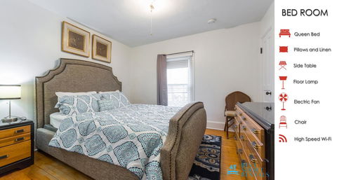 2Kingbed-Walkscore94-4KTV-WIFI - LBG 24